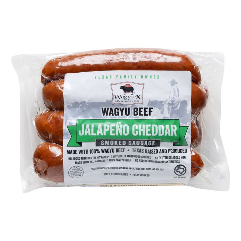 Wagyu-X Beef Jalapeno Chs Smk Ssg 32 oz (2 Lbs)