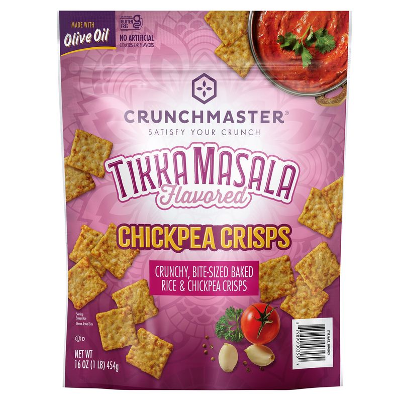 Crunchmaster Tikka Masala Chickpea Crisps 16 oz
