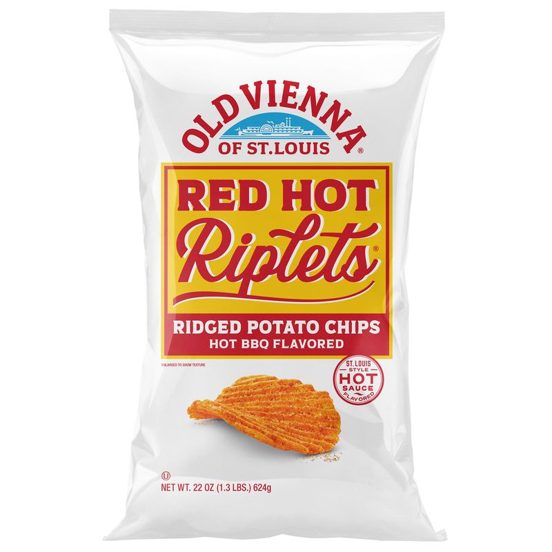 Old Vienna Red Hot Riplets 22 Ounce Bag