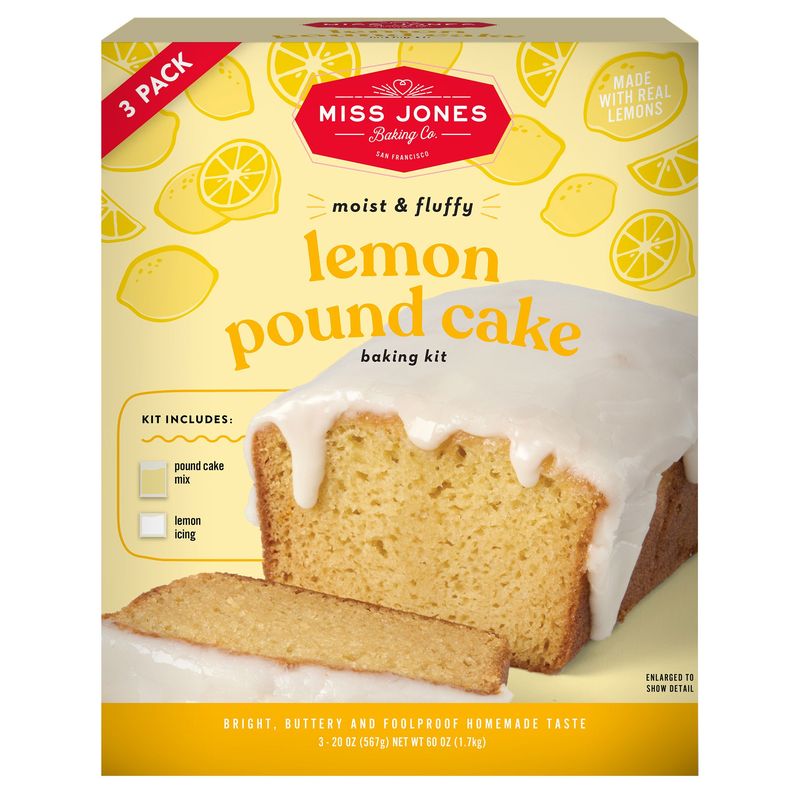 Miss Jones Lemon Pound Cake 3/20 oz