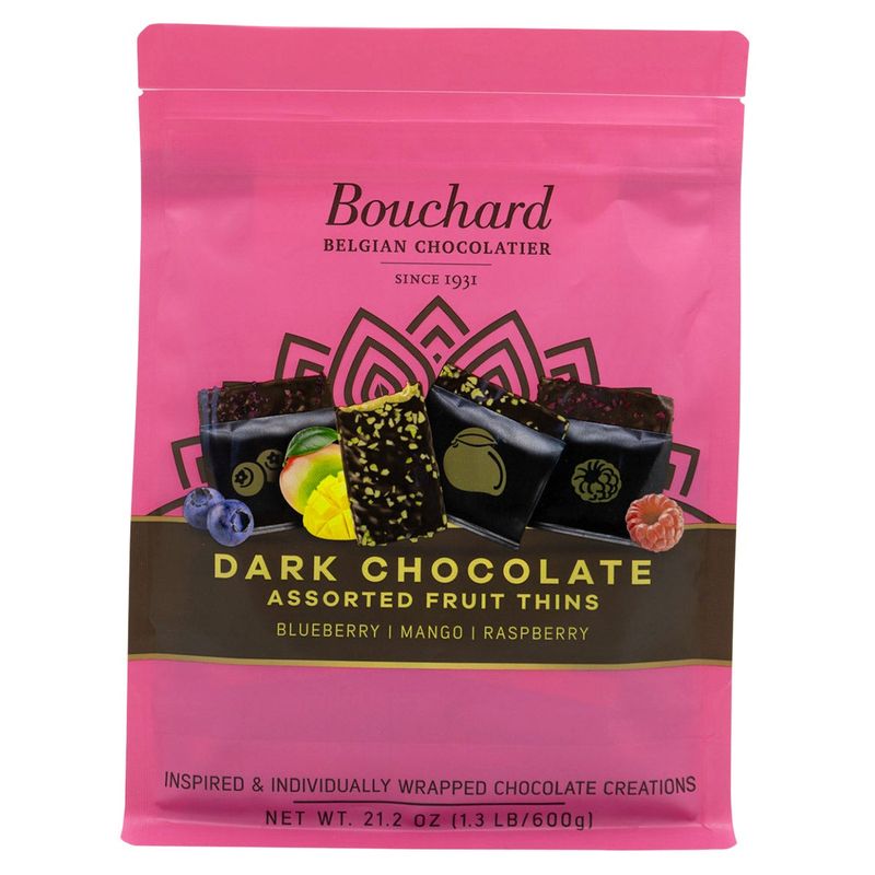 Bouchard Fruit Thins Dark Chocolate Bag 21.2 oz
