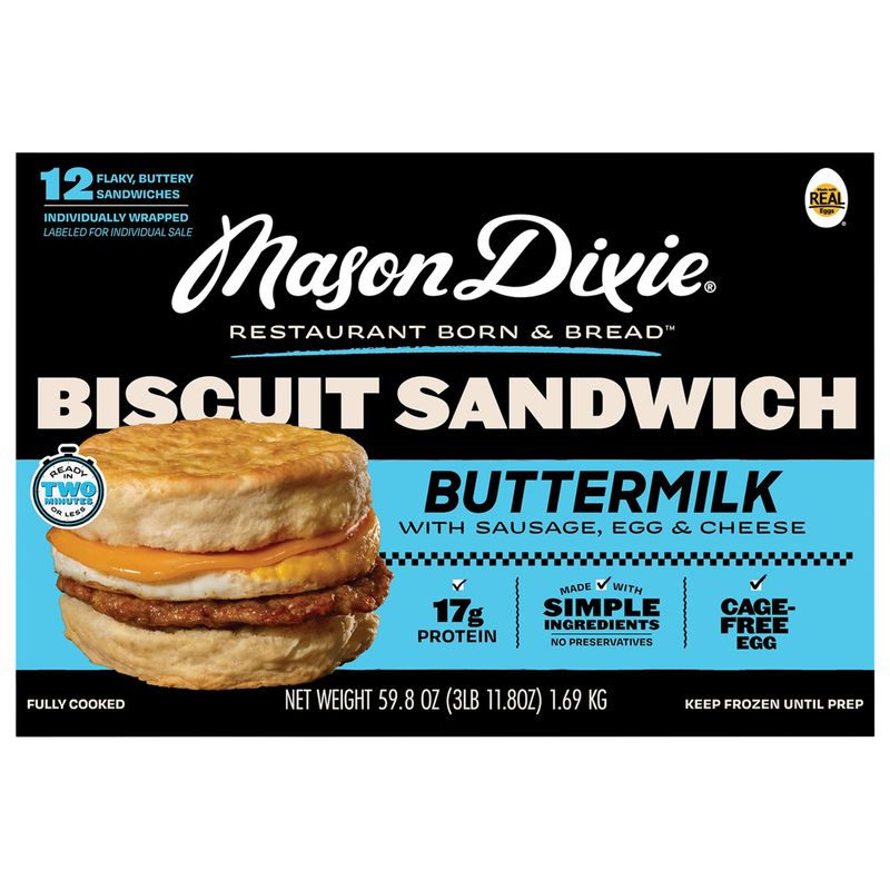 Mason Dixie Biscuit Sandwich 12/4.98 oz