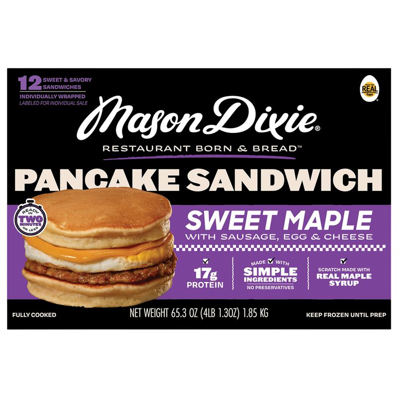 Mason Dixie Pancake Sandwich 12/5.44 oz