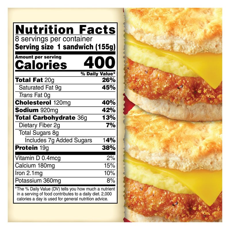 Jimmy Dean Spicy Chicken & Egg Biscuit Sandwich 8ct