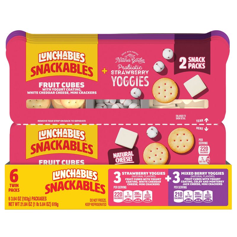 Kraft Lunchables Snackables Twin Pack 6 ct