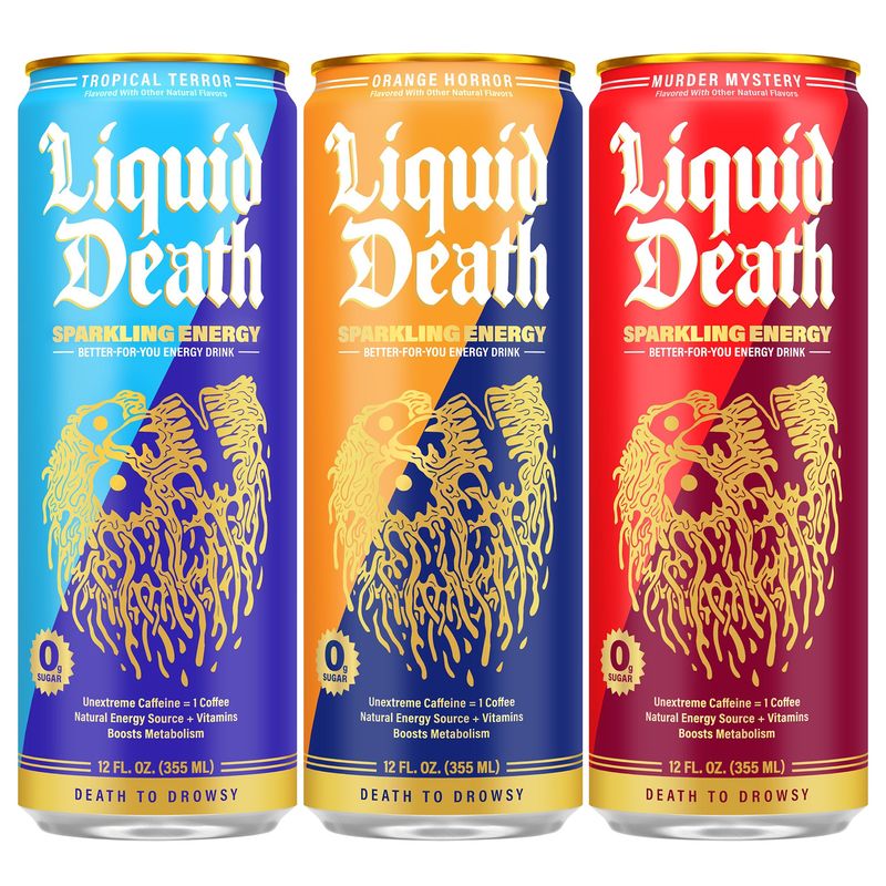 Liquid Death Energy Variety Pack 18 ct / 12 oz