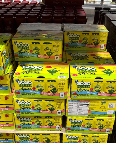 Gogo Squeez Slymez Fruit Gel 18 Pack 3.5 Ounce Each