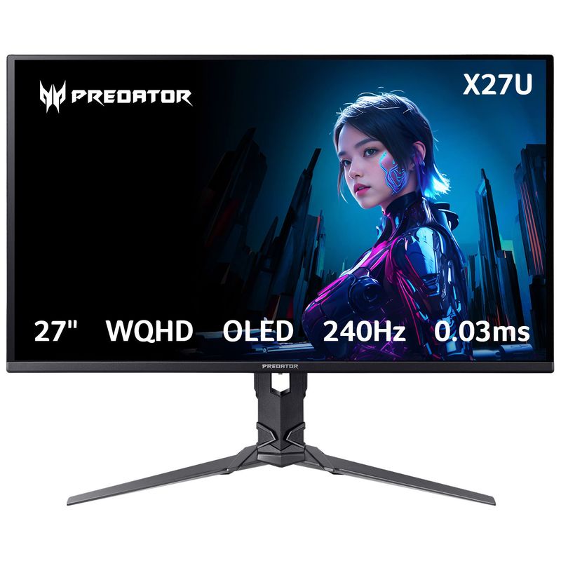Acer Predator 27 OLED Qhd 240hz Monitor X27u W3bmiiprx