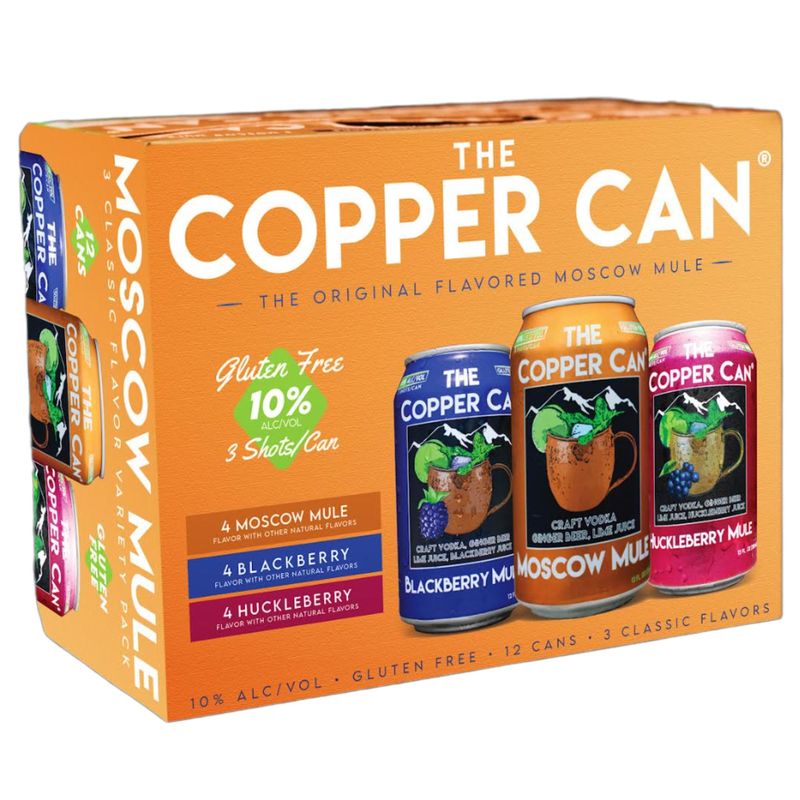 The Copper Can Moscow Mule Variety San Francisco 12/12 oz