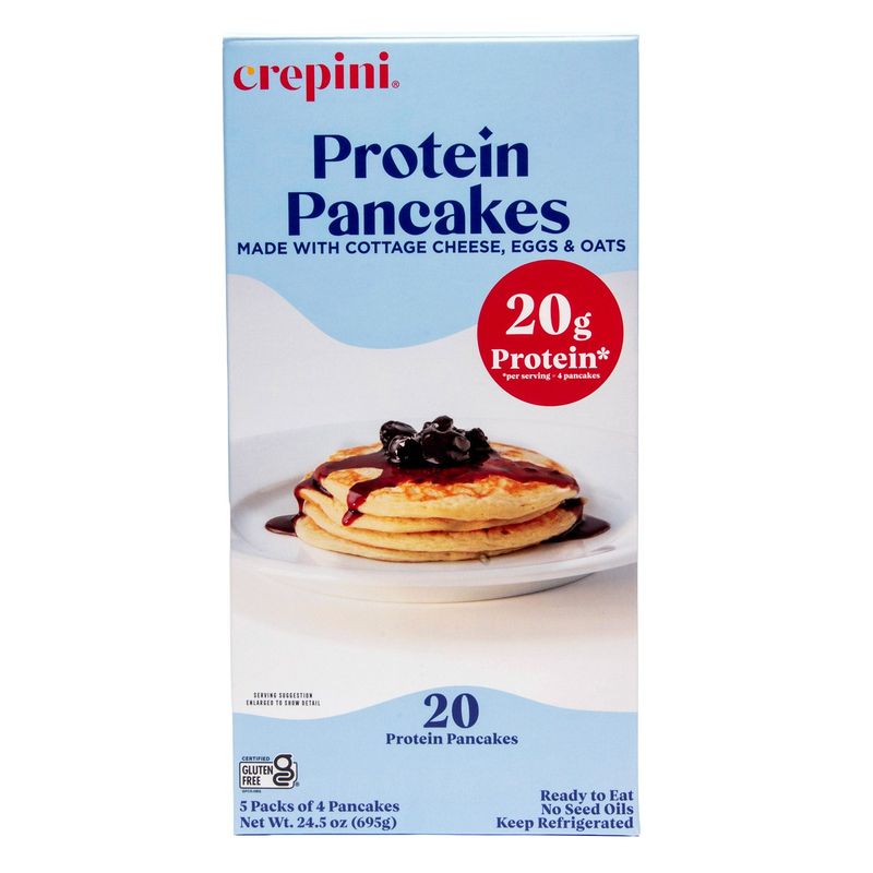 Crepini Cottage Cheese Protein Pancakes 5/4 ct