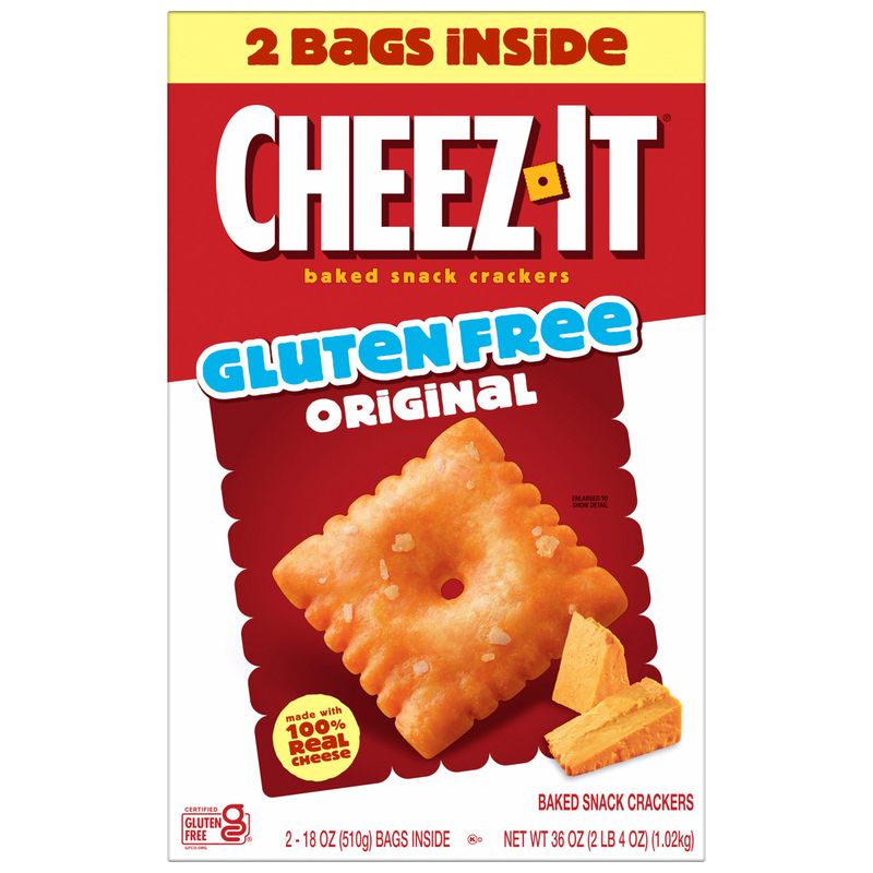 Cheez-It Gluten Free Crackers 2/18oz
