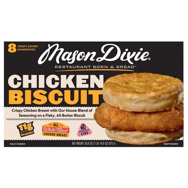 Mason Dixie Chicken Biscuit 8 ct (1.92 Lbs)