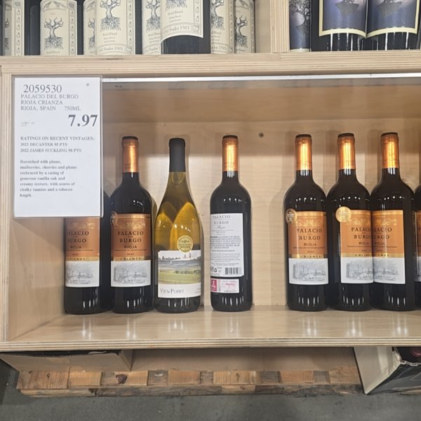 Palacio Del Burgo Rioja Crianza Rioja, Spain 750ml