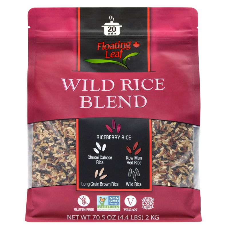 Floating Leaf Wild Rice Blend 4.4 Pound Bag