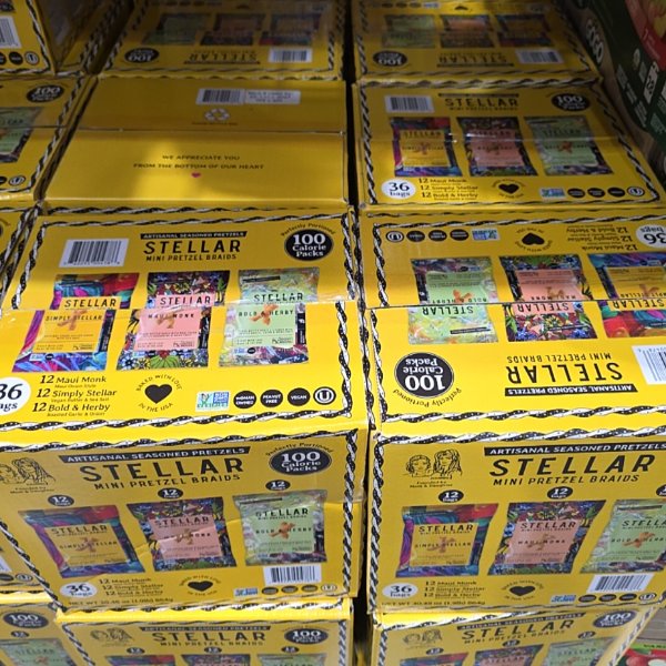 Stellar Mini Pretzels Variety Box 36 ct