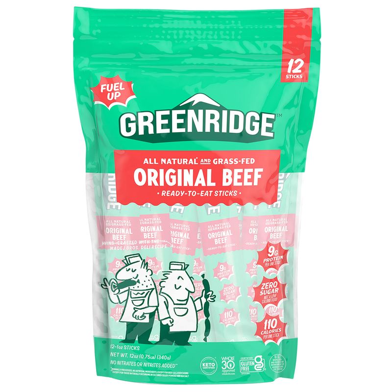 Greenridge Beef Sticks 12 Count Bag