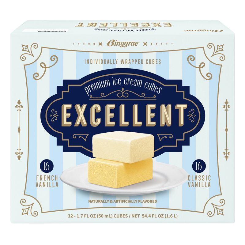 Excellent Ice Cream Cubes 32/1.7 oz
