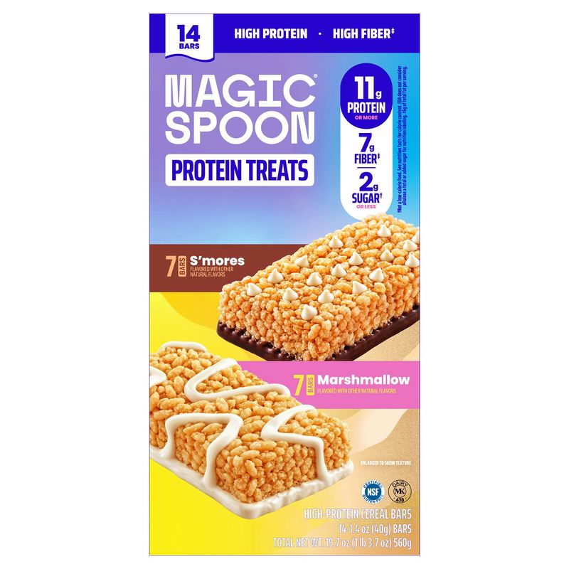 Magicspoon Smores & Marshmallow Protein Treats 14 ct