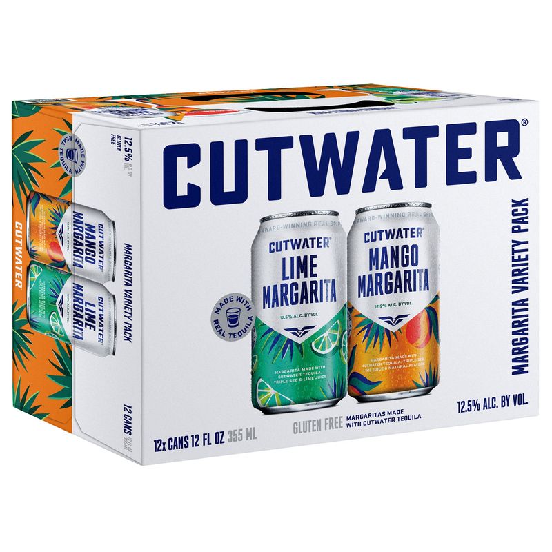 Cutwater Margarita Variety San Diego 12/12oz Cans