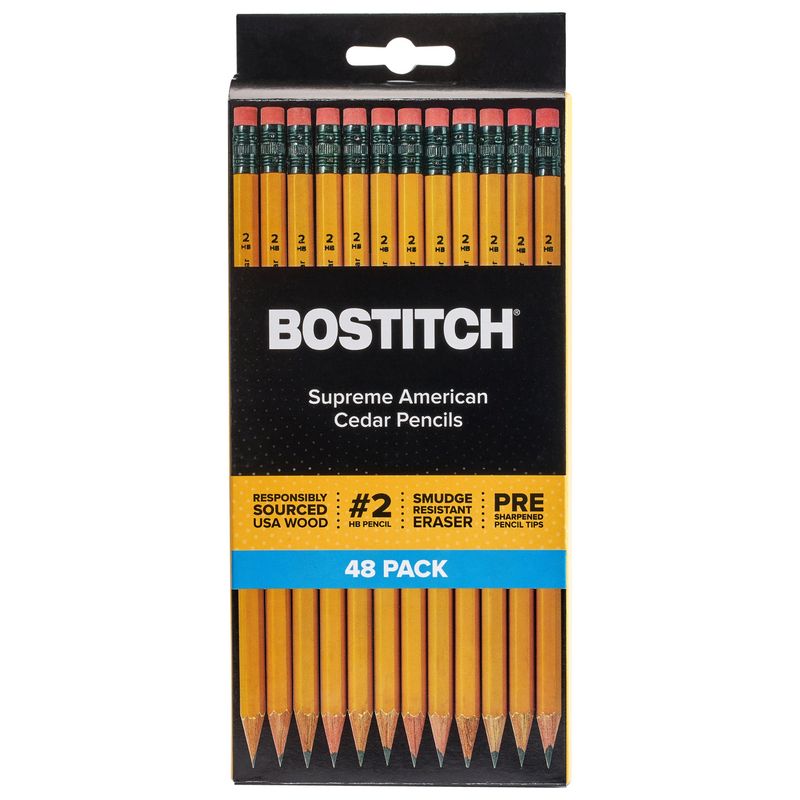 Bostitch Supreme Cedar Pencils 48pk