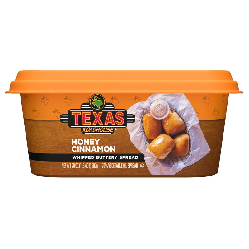 Texas Roadhouse Honey Cinnamon Whipped Buttery Spread 20 oz