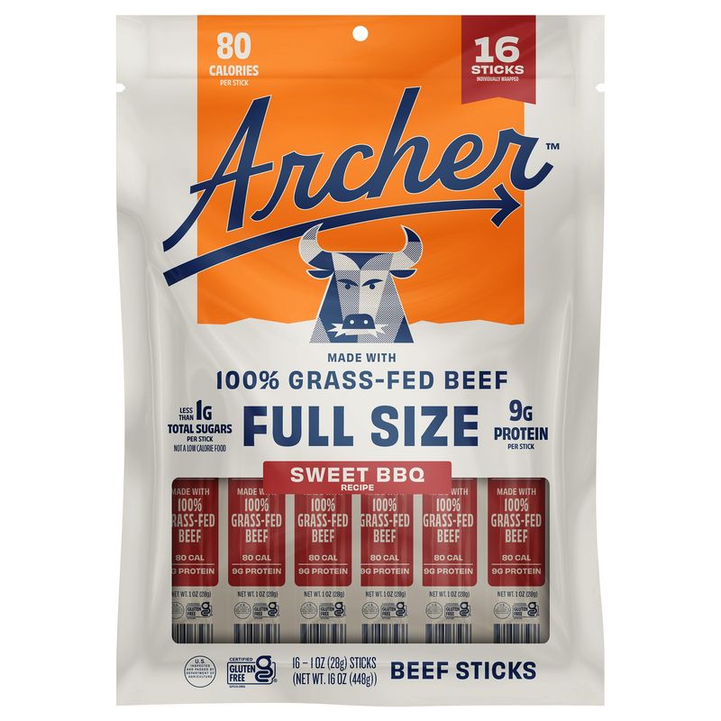 Archer Sweet BBQ Sticks 16 Ounce Bag