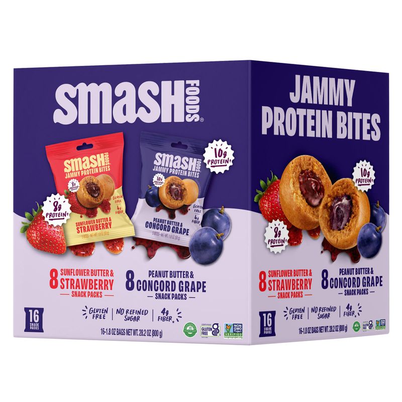 Smash Foods Snack Bites Variety 16/1.8 oz (1.8 Lb)