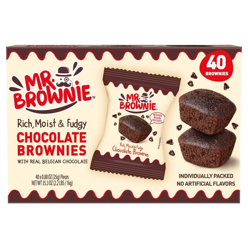 Mr. Brownie Chocolate Brownies 40/0.88 oz