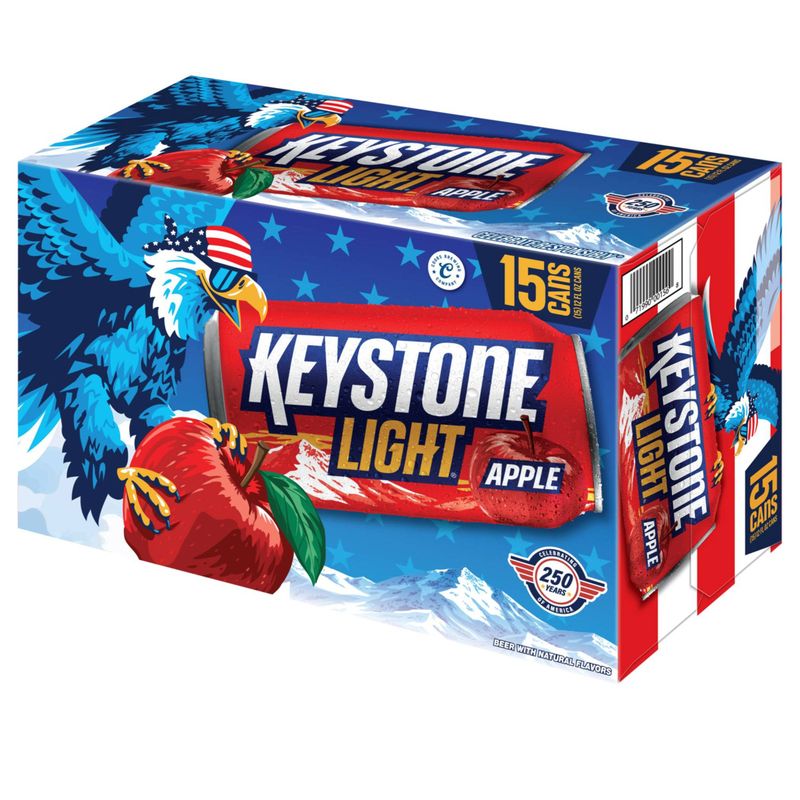 Keystone Light Apple 15/12 oz Cans