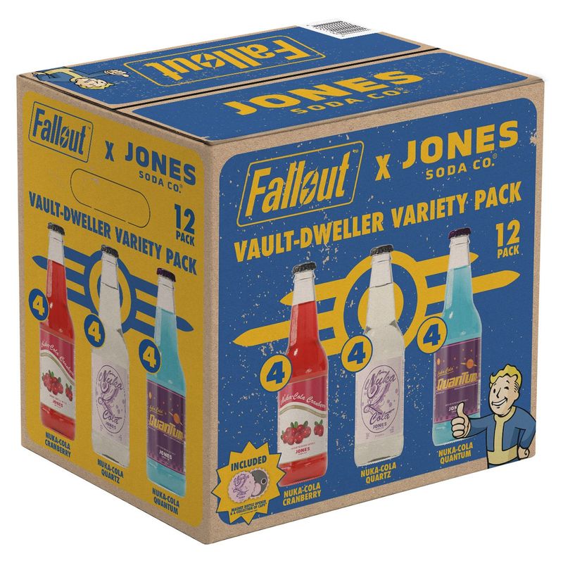 Jones Soda Fallout Quartz Variety Pack 12/12oz