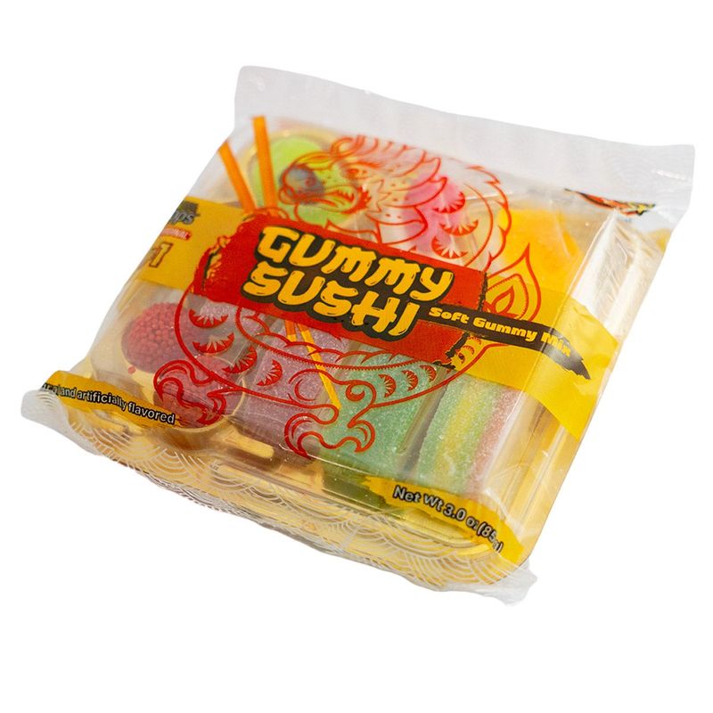 Raindrops Sushi Gummy 8 Ct/3 oz