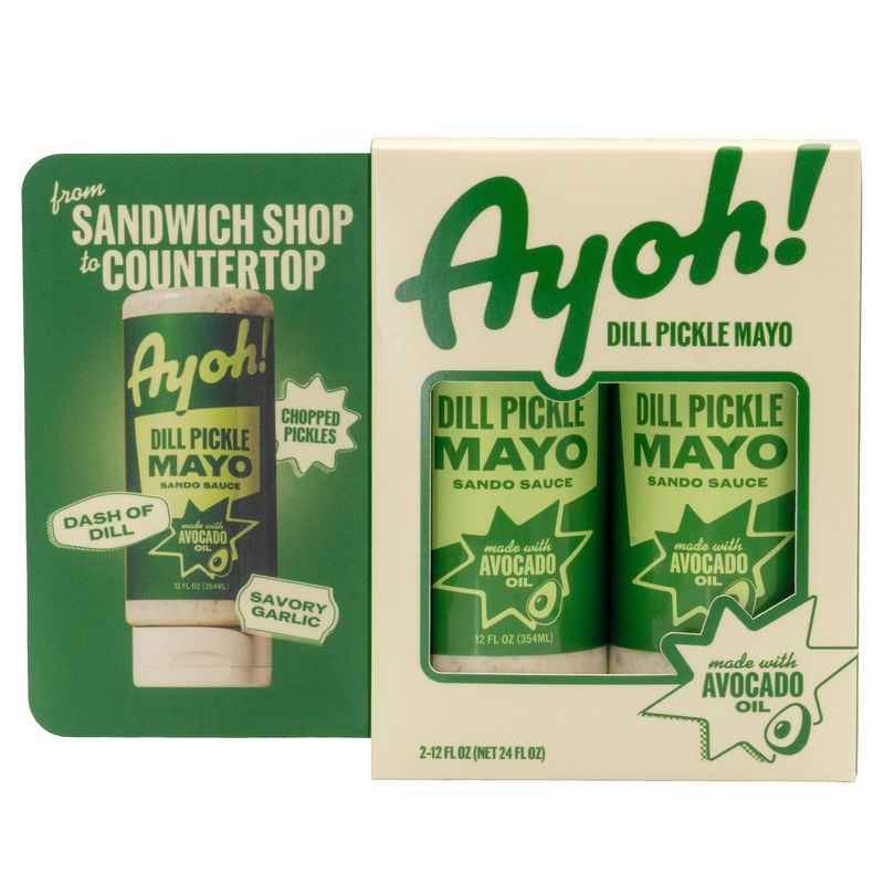 Ayoh! Dill Pickle Mayo 2/12 oz