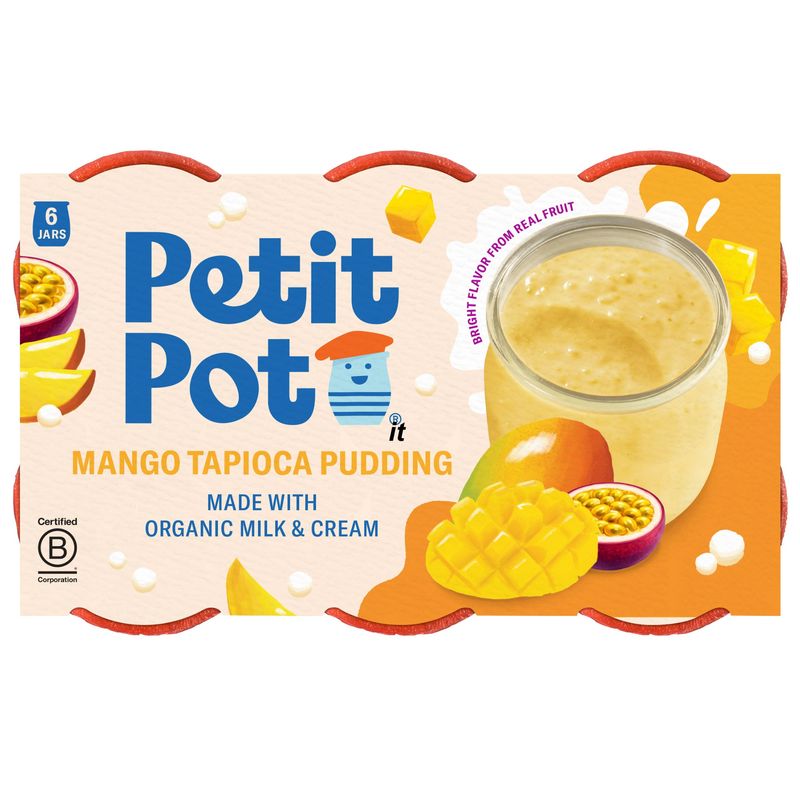 Petit Pot Mango Tapioca Pudding 6/4 oz