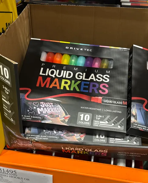Drivetec Liquid Glass Markers 10 Pk-8ml