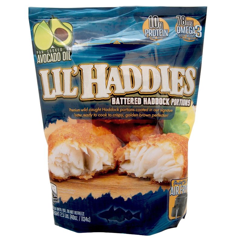 Lil' Haddies Battered Haddock 2.5 lbs