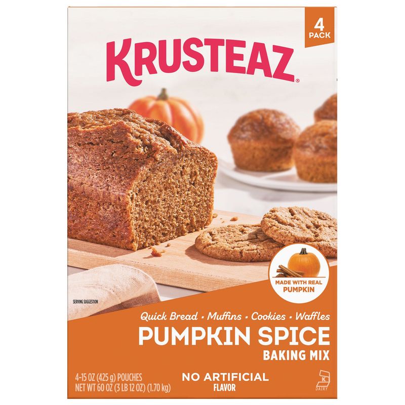 Krusteaz Pumpkin Spice Baking Mix 3.75 lbs