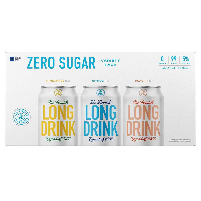 The Long Drink Variety Pack 18/12 Ounce Cans
