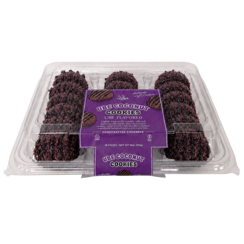 Lilly'S Ube Coconut Cookies 18 Ounces