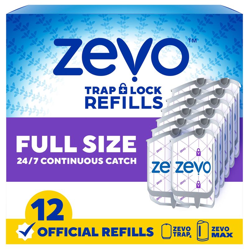 Zevo Insect Trap Refills 12 Count