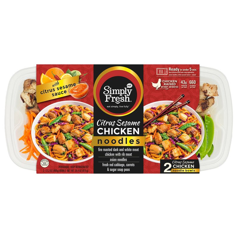 Simply Fresh Citrus Ckn/Noodle Bowl 34.4 oz