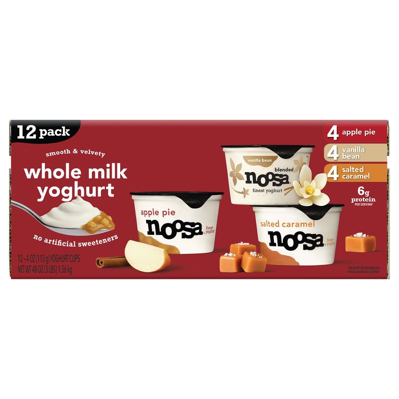 Noosa Yoghurt Fall Variety 12/4 Ounce Cups