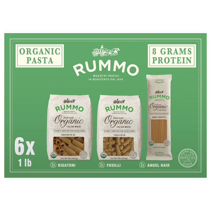Rummo Organic Varitey Pack 6/1lb (6lbs)