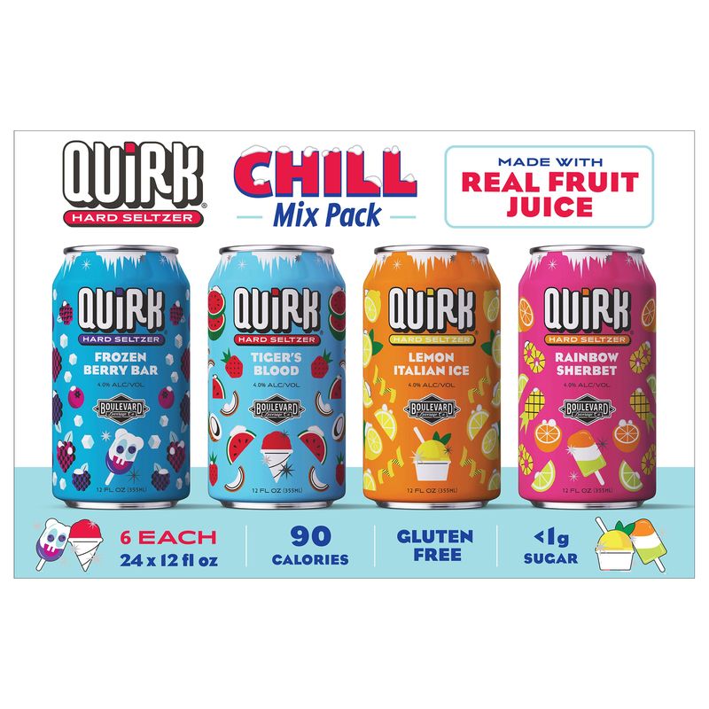 Quirk Chill Mix Variety 24/12 Ounce Cans