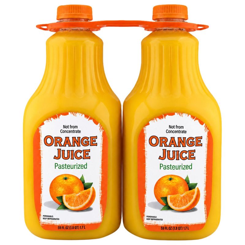 Orange Juice 2/59 Ounce Bottles