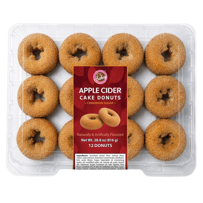 ct Bakery Apple Cider Donuts 12 Count Package