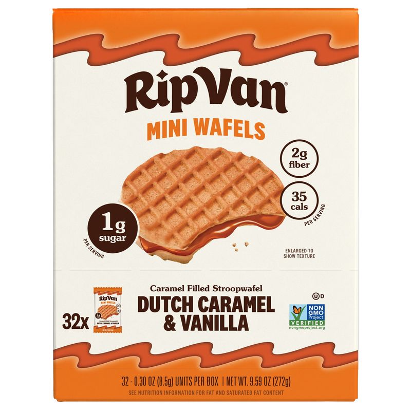Rip Van Wafels Caramel & Vanilla 32 ct / .30 oz