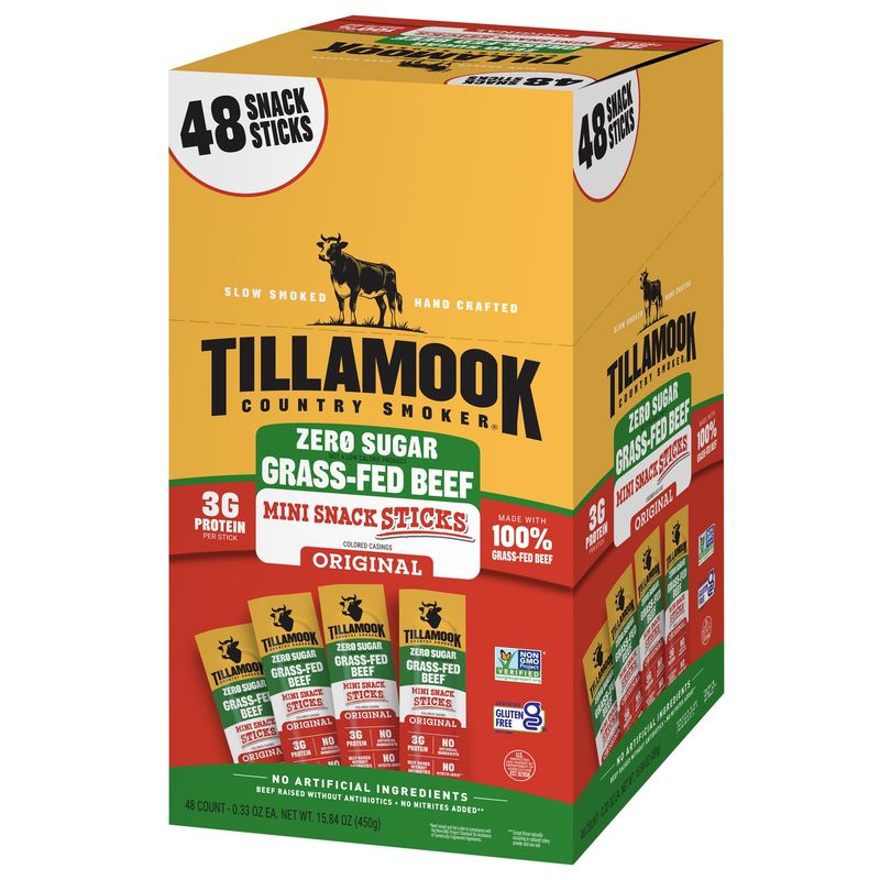 Tillamook Mini Beef Sticks 48ct / 0.33oz