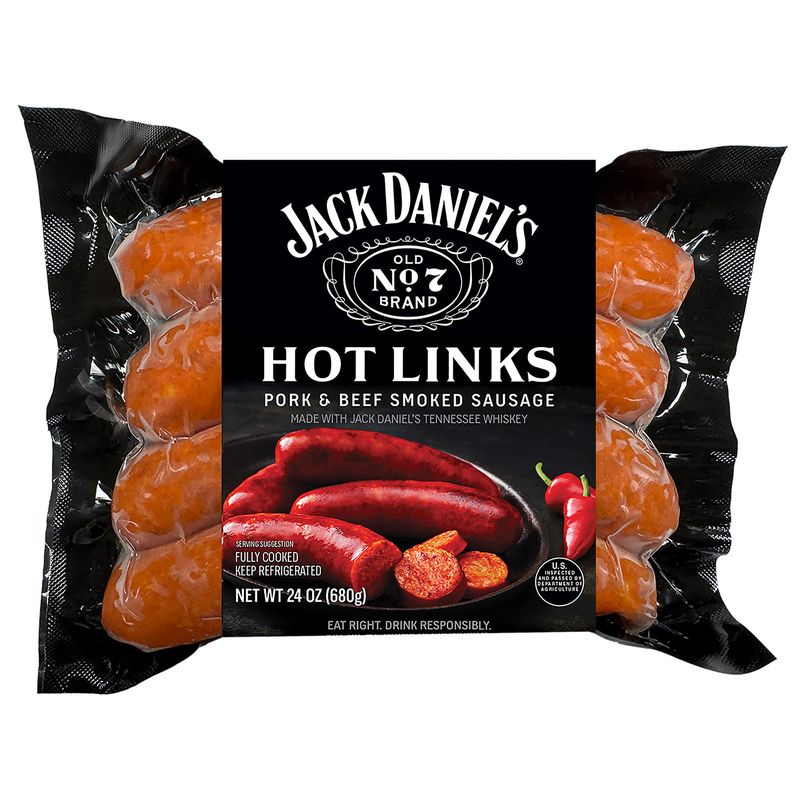 Jack Daniel'S Smoked Hot Links 24 Ounce Package