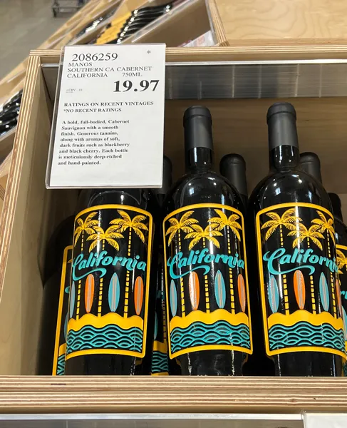 Manos Southern Ca Cabernet California 750ml