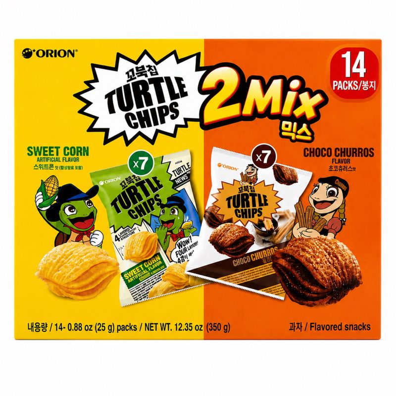 Turtle Chips Variety Pack 14 ct / 12.35 oz